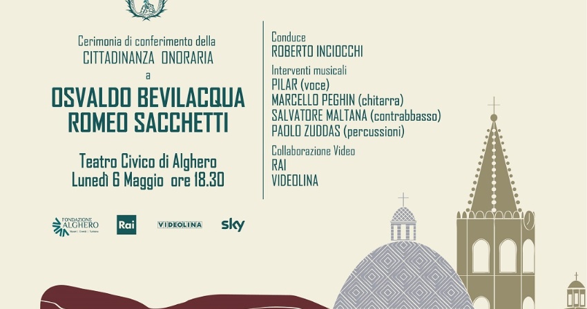 Conferimento della cittadinanza onoraria a Osvaldo Bevilacqua e Romeo Sacchetti