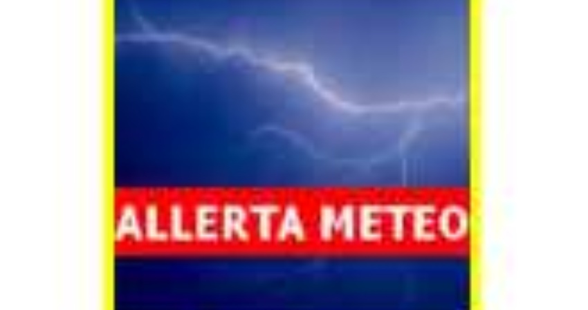 Allerta meteo avviso di criticità  per rischio idrogeologico 30 settembre 
